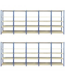 Easy Rack Shelving 5 Bay Continuous