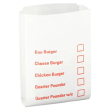 Lade das Bild in den Galerie-Viewer, Burger Bag Tick Box 5x8x9" (1000)
