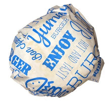 Lade das Bild in den Galerie-Viewer, Blue Compostable Burger Wrap 25x33cm (1000)
