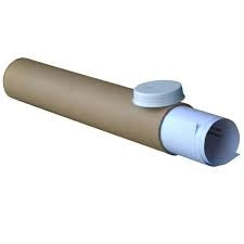 Postal Tubes with end caps A0 50mm x 890mm (x 1.5mm)