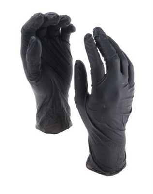 Black Nitrile Gloves Powder Free - Large (1,000)