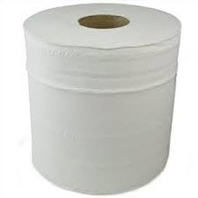 Load image into Gallery viewer, White Centre Feed Rolls 2ply
