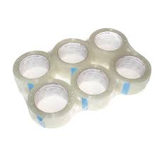 Clear Standard Packing Tape 48mm x 66m (6 Pack)