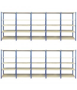 Easy Rack Shelving 5 Bay Continuous