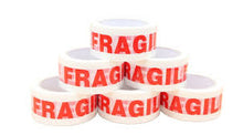 Load image into Gallery viewer, &quot;Fragile&quot; Printed Tape 50mm x 66m (6 Pack)
